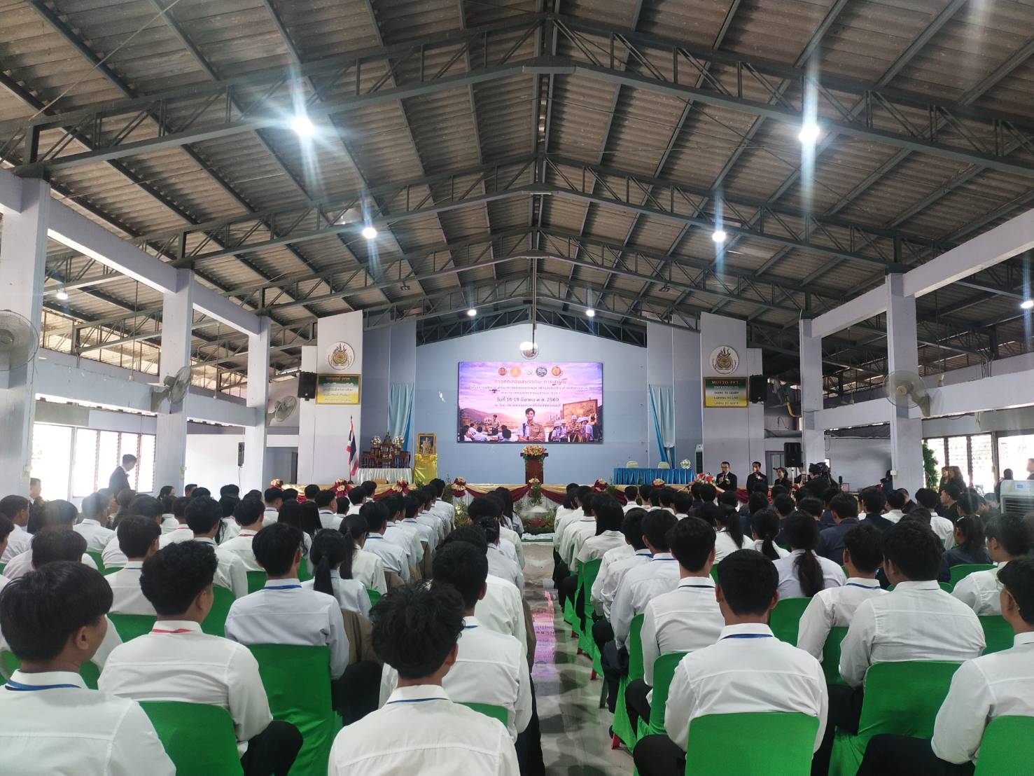 title - ผู้ตรวจราชการ ส.ป.ก. ร่วมพิธีเปิดโครงการเสริมสร้างพัฒนาสมรรถนะผู้เรียน สาขาวิชาเทคนิควิศวกรรมสำรวจ (Survey Camp) ภายใต้ MOU 5 หน่วยงาน